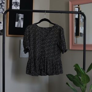 Madewell floral shirt